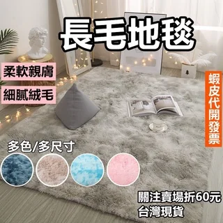 《易購商城》長毛地毯 長毛地墊 絨毛地墊 絨毛地毯 客廳房間臥室床邊毯 毛絨大地墊 毛地毯 絲毛床邊墊 地毯北歐風大地墊 product image